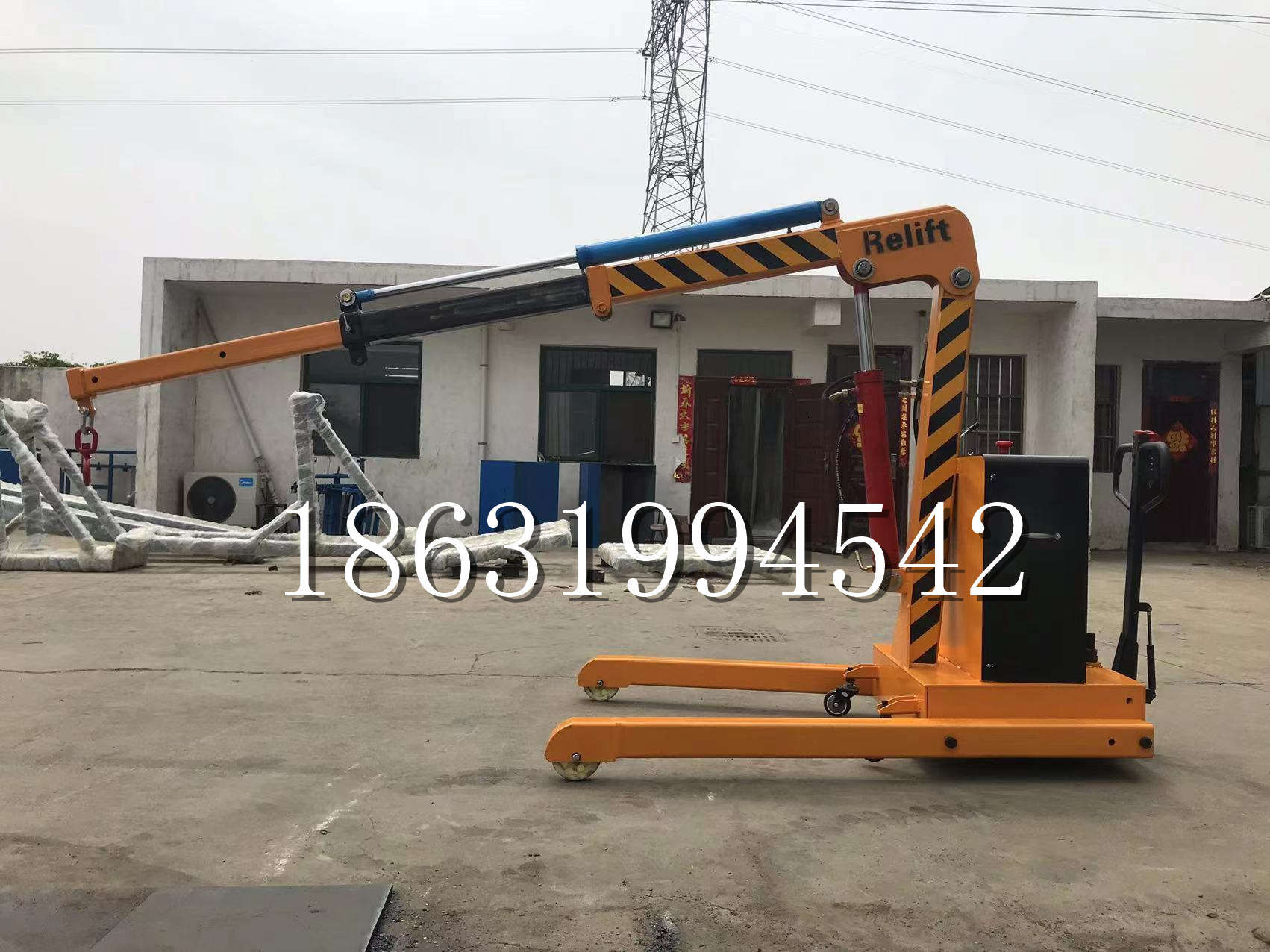 安新县久征定做3吨三轮随车吊 农用园林绿化移树吊 平板工程用小吊机